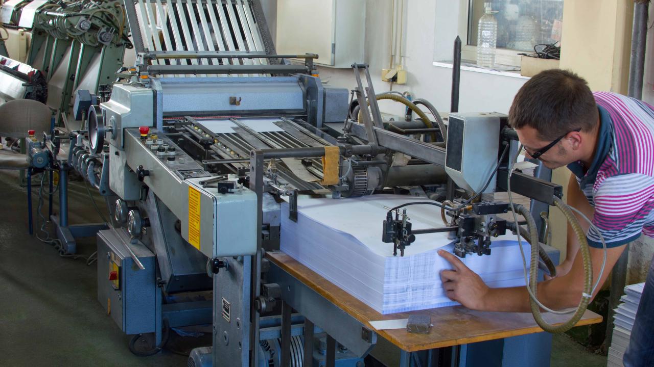 Printing press operators