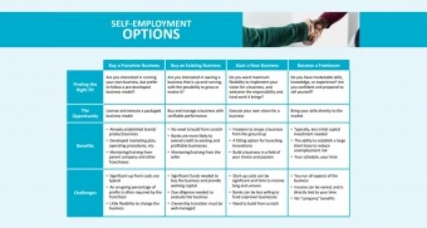  Self-Employment Options